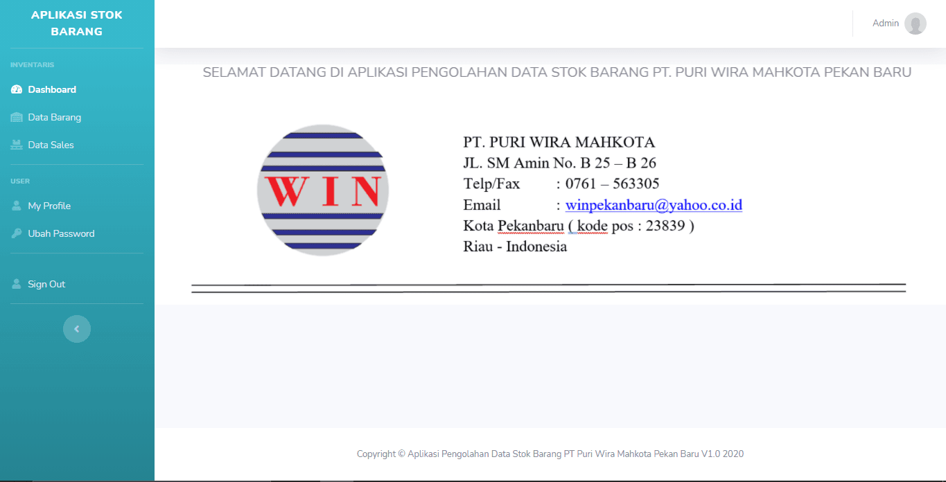Inventory Stock System