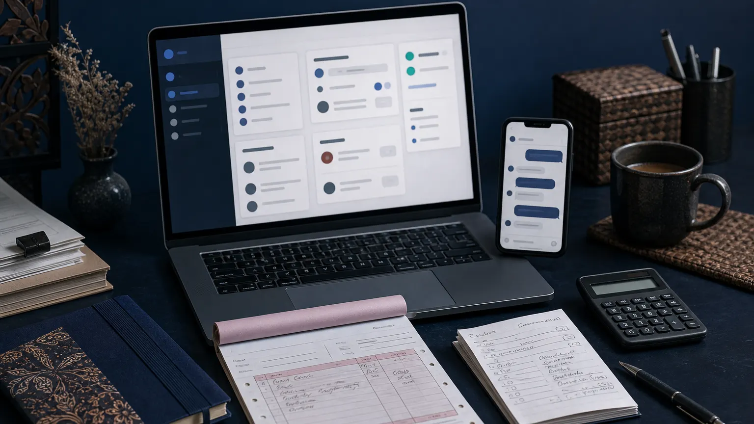 Editorial image of an owned sales channel workspace